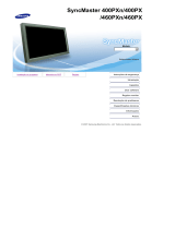 Samsung 460PXN Manual do usuário