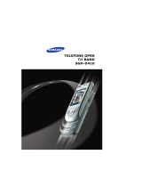 Samsung SGH-D410 Manual do usuário