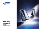 Samsung SGH-J400 Manual do usuário