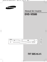 Samsung DVD-V5500 Manual do usuário