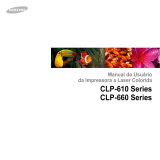 HP Samsung CLP-605 Color Laser Printer series Manual do usuário