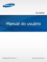 Samsung SM-G850M Manual do usuário