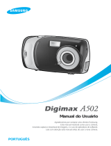 Samsung DIGIMAX A502 Manual do usuário