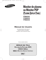 Samsung PPM42S3Q Manual do usuário