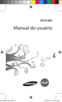 Samsung GT-E1205L Manual do usuário