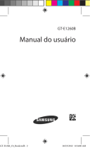 Samsung GT-E1260B Manual do usuário