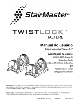 Stairmaster TwistLock Dumbbells Manual do proprietário