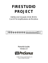 PRESONUS FireStudio Project Manual do proprietário