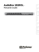 PRESONUS AudioBox 1818VSL Manual do proprietário