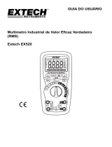 Extech Instruments EX520 Manual do usuário