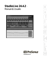 PRESONUS StudioLive 24.4.2 Manual do proprietário