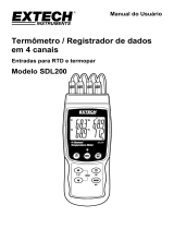 Extech Instruments SDL200 Manual do usuário