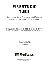 PRESONUS FIRESTUDIO TUBE Manual do proprietário
