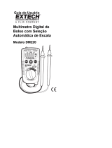 Extech Instruments DM220 Manual do usuário