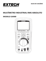 Extech Instruments GX900 Manual do usuário
