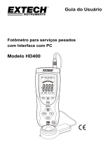 Extech Instruments HD400 Manual do usuário