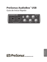 PRESONUS Audiobox USB Guia rápido
