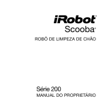 iRobot Scooba 200 Series Manual do proprietário