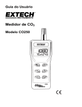 Extech Instruments CO250 Manual do usuário