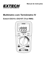 Extech Instruments EX210T Manual do usuário