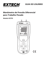 Extech Instruments HD750 Manual do usuário