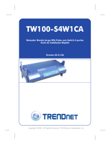 Trendnet TW100-S4W1CA Quick Installation Guide