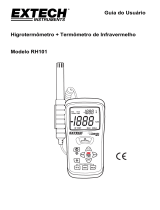 Extech Instruments RH101 Manual do usuário