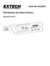 Extech Instruments RH25 Manual do usuário