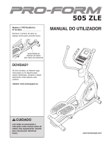 Pro-Form 505 Zle Elliptical Manual do proprietário