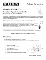 Extech Instruments HDV-WTX2 Manual do usuário
