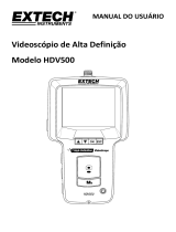 Extech Instruments HDV540 Manual do usuário