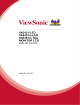 ViewSonic VA2451m-LED Guia de usuario