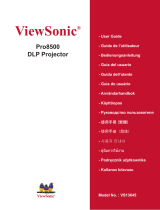 ViewSonic PRO8500 Manual do proprietário