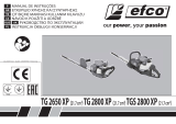 Efco TG 2800 XP Manual do proprietário