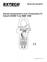 Extech Instruments EX840 Manual do usuário