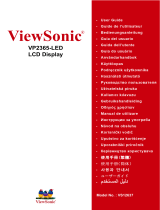 ViewSonic VP2365-LED Guia de usuario