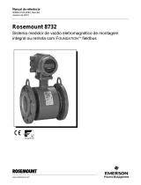 Rosemount 8732 Sistema medidor de vazão eletromagnético de montagem integral ou remota com FOUNDATION™ fieldbus Manual do proprietário