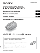 Sony HDR-SR7E Manual do usuário