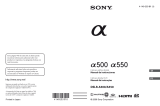 Sony DSLR-A500Y Manual do usuário