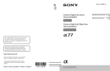 Sony SLT-A77VQ Manual do usuário