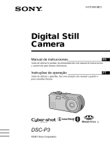 Sony Cyber Shot DSC-P3 Manual do usuário