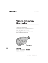 Sony Série CCD-TR3100E Manual do usuário