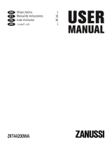 Zanussi ZRT44200WA Manual do usuário