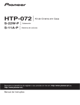 Pioneer HTP-072 Manual do usuário