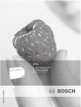 Bosch GTM27T00NE Guia de usuario