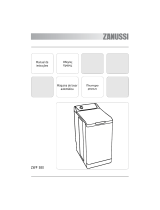 Zanussi ZWP580 Manual do usuário