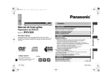 Panasonic DVDS29 Instruções de operação