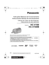 Panasonic HC-V100 Manual do proprietário