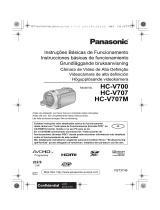Panasonic HC-V707 Manual do proprietário