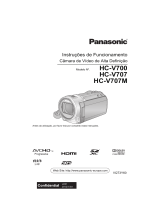 Panasonic HC-V707 Manual do proprietário